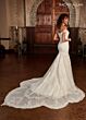 Rachel Allan RB3167 Petal Train Off The Shoulder Wedding Dress