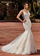 Rachel Allan RB3168 Cutout Back V-Neck Wedding Gown