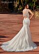 Rachel Allan RB3168 Cutout Back V-Neck Wedding Gown