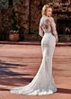 Rachel Allan RB5026 Sheer Bodice High Neck Wedding Dress