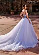 Rachel Allan RB5032 Beaded Waist Plunging Neck Bridal Dress