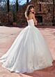 Rachel Allan RB6123 Basque Waist Plunging Neck Wedding Dress