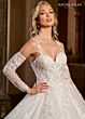 Rachel Allan RB6125 Detached Sleeves Sweetheart Neck Wedding Gown