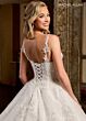 Rachel Allan RB6125 Detached Sleeves Sweetheart Neck Wedding Gown