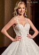 Rachel Allan RB6125 Detached Sleeves Sweetheart Neck Wedding Gown