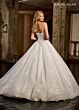 Rachel Allan RB6126 Basque Waist Sheer Bodice Wedding Gown