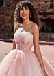 Rachel Allan RB6128 Corset Bodice Glitter Wedding Gown