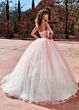Rachel Allan RB6128 Corset Bodice Glitter Wedding Gown