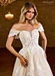 Rachel Allan RB2184 Plunging Neck Off-The-Shoulder Bridal Gown