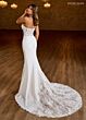 Rachel Allan RB2185 Cutaway Train Cowl Neckline Wedding Dress
