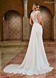 Rachel Allan RB2189 Illusion Side Cap Sleeve Wedding Gown