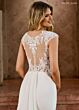 Rachel Allan RB2189 Illusion Side Cap Sleeve Wedding Gown