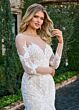 Rachel Allan RB3203 Long Sleeve Illusion Neck Wedding Dress