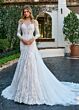 Rachel Allan RB3203 Long Sleeve Illusion Neck Wedding Dress