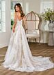 Rachel Allan RB3204 Illusion Side Plunging Neck Wedding Gown