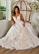 Rachel Allan RB3204 Illusion Side Plunging Neck Wedding Gown