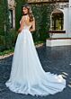 Rachel Allan RB3207 Scoop Back High Slit Bridal Dress
