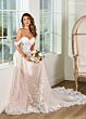 Rachel Allan RB4189 Removable Sleeve Sweetheart Neck Bridal Dress