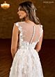 Rachel Allan RB4194 Illusion Back Plunging Neck Bridal Gown