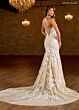 Rachel Allan RB5065 Removable Topper Illusion Back Wedding Gown