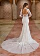 Rachel Allan RB5065 Removable Topper Illusion Back Wedding Gown
