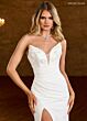 Rachel Allan RB5067 Corset Back Removable Train Bridal Dress