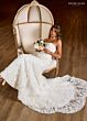 Rachel Allan RB5071 Petal Train Sweetheart Neck Bridal Gown