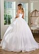 Rachel Allan RB6148 Front Cutout Pearl Beaded Wedding dress