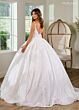 Rachel Allan RB6151 V-Back Illusion Side Wedding dress