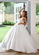 Rachel Allan RB6151 V-Back Illusion Side Wedding dress