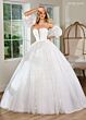 Rachel Allan RB6152 Plunging Neck Removable Sleeve Wedding dress