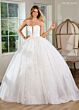 Rachel Allan RB6152 Plunging Neck Removable Sleeve Wedding dress