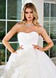 Rachel Allan RB6153 Ruffle Skirt Off-The-Shoulder Wedding dress