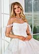 Rachel Allan RB6155 Bow Strap Corset Bodice Wedding dress