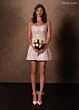 Rachel Allan RB1000 Strapless Neckline Floral Applique Wedding Dress