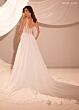 Rachel Allan RB3225 Lateral High Slit Button-Down Back Wedding Dress