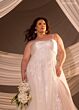Rachel Allan RB3229 Strapless Neckline A-Line Wedding Dress