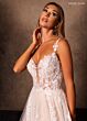 Rachel Allan RB3231 Floral Applique Corset-Style Bodice Wedding Dress