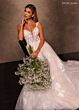 Rachel Allan RB3231 Floral Applique Corset-Style Bodice Wedding Dress
