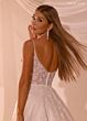 Rachel Allan RB4218 Plunging V-Neckline Corset Top Wedding Dress
