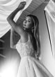 Rachel Allan RB4218 Plunging V-Neckline Corset Top Wedding Dress