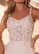 Rachel Allan RB5102 V-Neckline Slender Straps Wedding Dress