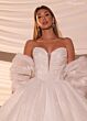 Rachel Allan RB5110 Plunging Sweetheart Lace-Up Back Wedding Dress