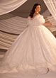 Rachel Allan RB5110 Plunging Sweetheart Lace-Up Back Wedding Dress