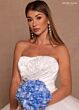Rachel Allan RB6182 Strapless Neckline Lace-Up Back Wedding Dress
