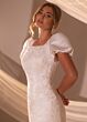 Rachel Allan RB7015 Square Neckline Button-Down Back Wedding Dress