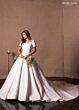 Rachel Allan RB7018 Square Neckline Short Sleeve Wedding Dress