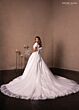 Rachel Allan RB7018 Square Neckline Short Sleeve Wedding Dress
