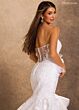 Rachel Allan RB2248 Sheer Back Strapless Mermaid Wedding Dress