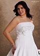 Rachel Allan RB2250 Back Button Strapless Satin Wedding Dress